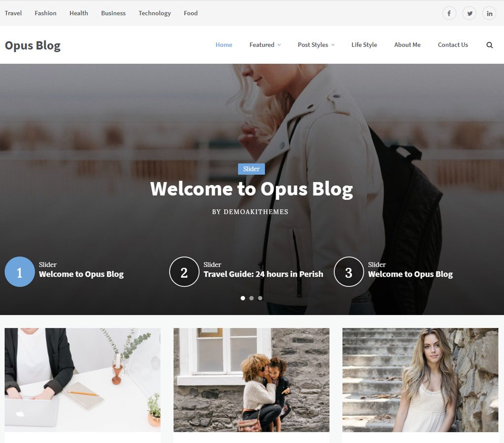 7 temi WordPress più veloci per i blogger nel 2021 opus blog theme