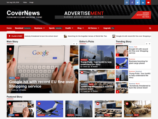 7 temi WordPress più veloci per i blogger nel 2021 covernews theme