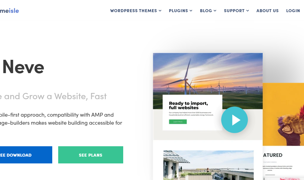 7+ En İyi Duyarlı WordPress Temaları 2021 neve Responsive WordPress Theme