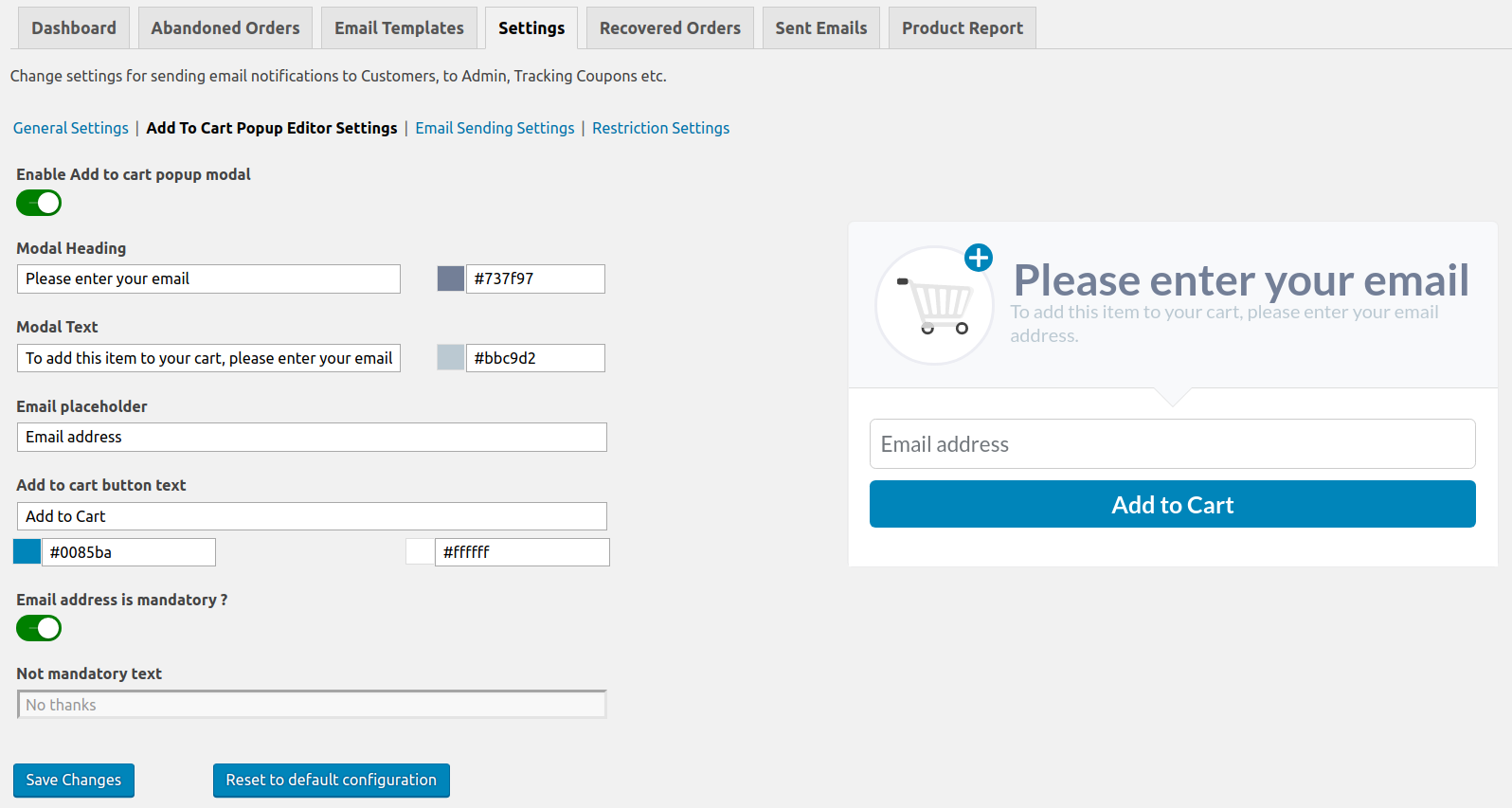 Acquisisci l'indirizzo e-mail del visitatore prima della pagina di pagamento con il plug-in WooCommerce Abandoned Cart Pro 3 Capture Visitor Email Address before Checkout page with WooCommerce Abandoned Cart Pro plugin - Tyche Softwares