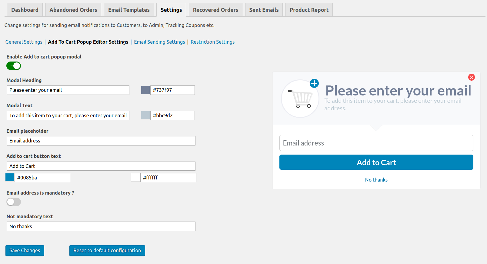 Acquisisci l'indirizzo e-mail del visitatore prima della pagina di pagamento con il plug-in WooCommerce Abandoned Cart Pro 2 Capture Visitor Email Address before Checkout page with WooCommerce Abandoned Cart Pro plugin - Tyche Softwares