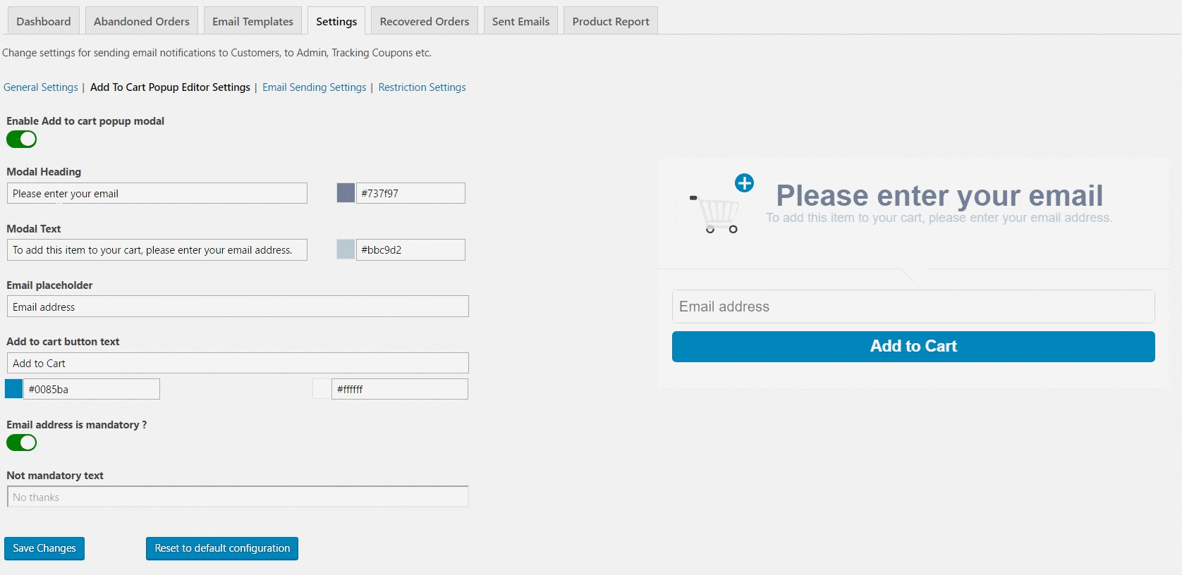 Acquisisci l'indirizzo e-mail del visitatore prima della pagina di pagamento con il plug-in WooCommerce Abandoned Cart Pro 5 Capture Visitor Email Address before Checkout page with WooCommerce Abandoned Cart Pro plugin - Tyche Softwares