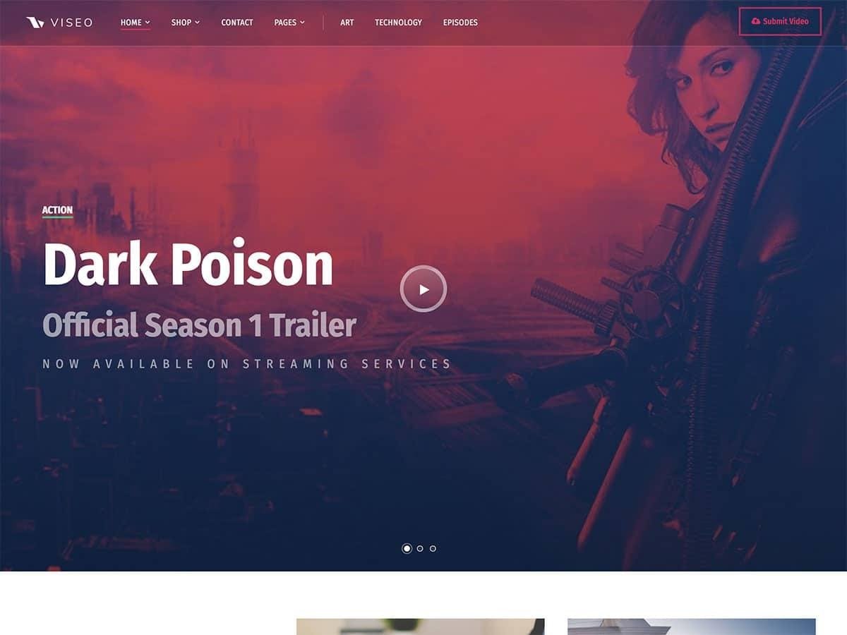 10 лучших тем WordPress для подкастов 2021 года Viseo-Best podcast wordpress theme
