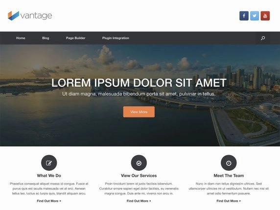 2021 年超过 15 个适用于商业网站的最佳免费 WordPress 主题 Business Theme Vantage