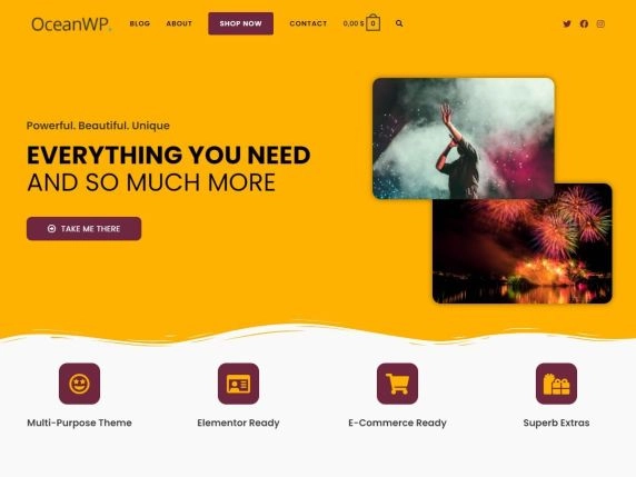 2021 年超过 15 个适用于商业网站的最佳免费 WordPress 主题 OceanWP Theme
