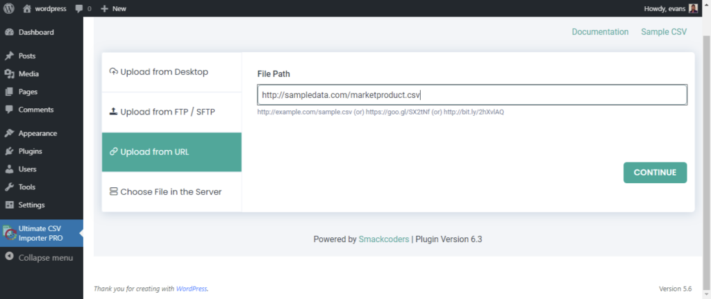 究極のcsv-importer-wpimport-browse-file-from-url