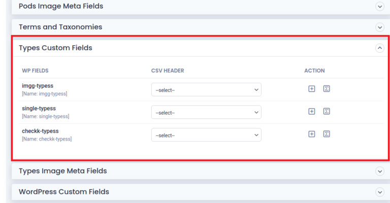 Ultimate-csv-importer-toolset-type-field