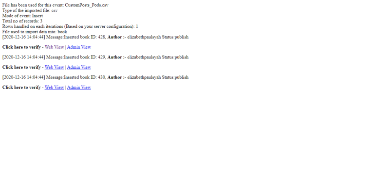 ultimate-csv-importer-pods-data-logs