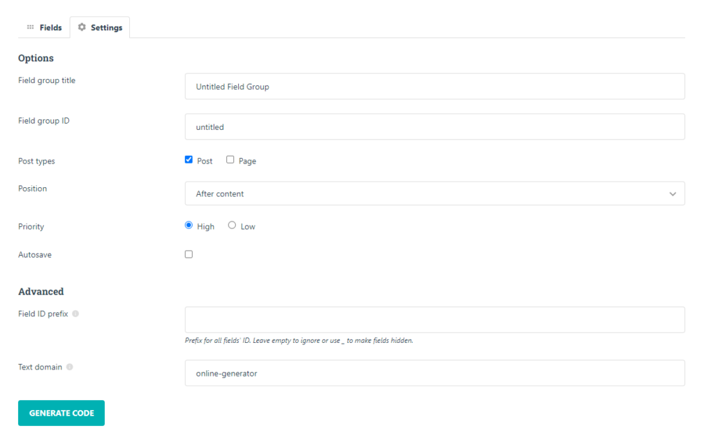 metabox-plugin-online-generator-settings