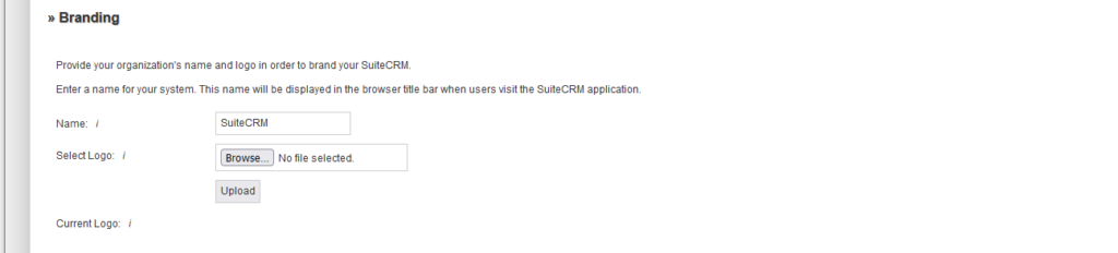 Branding - Installazione di SuiteCRM