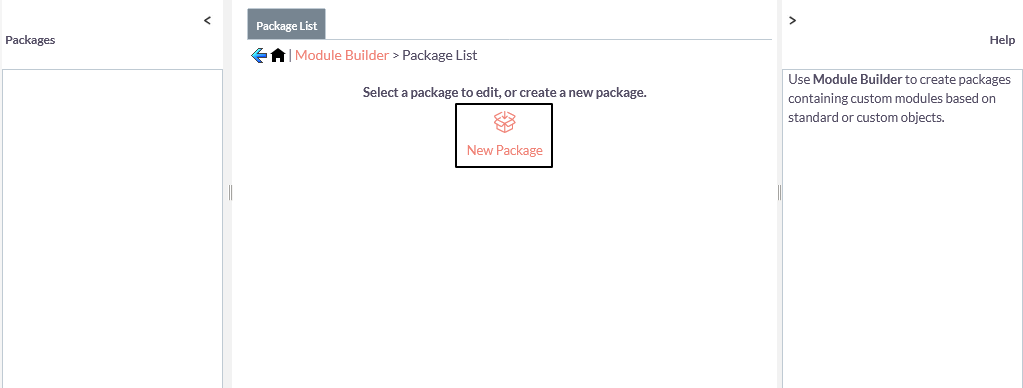 nuovo pacchetto - Installazione di SuiteCRM