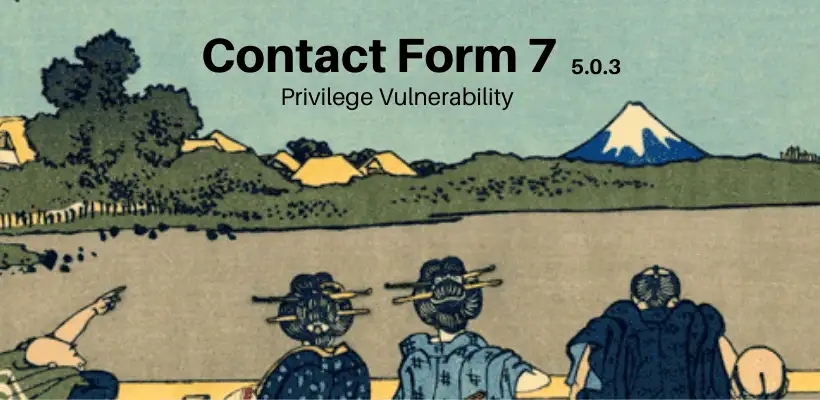Vulnerabilitate de privilegii-Formular de contact 7