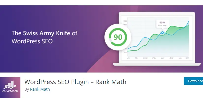 Cele mai bune pluginuri SEO gratuite - Rank Math