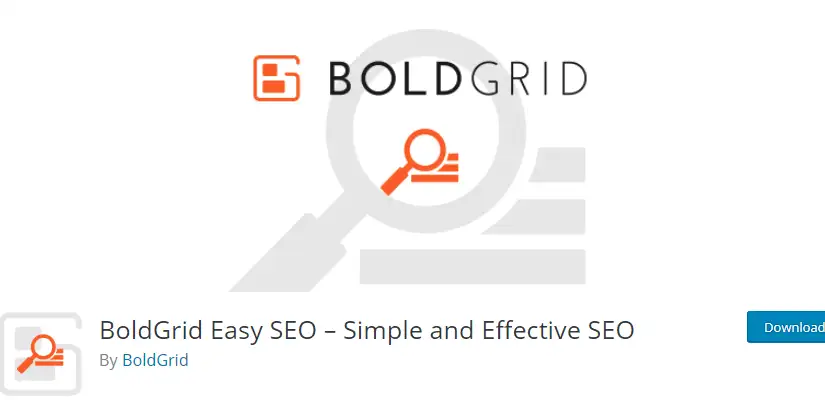 BoldGrid SEO ușor
