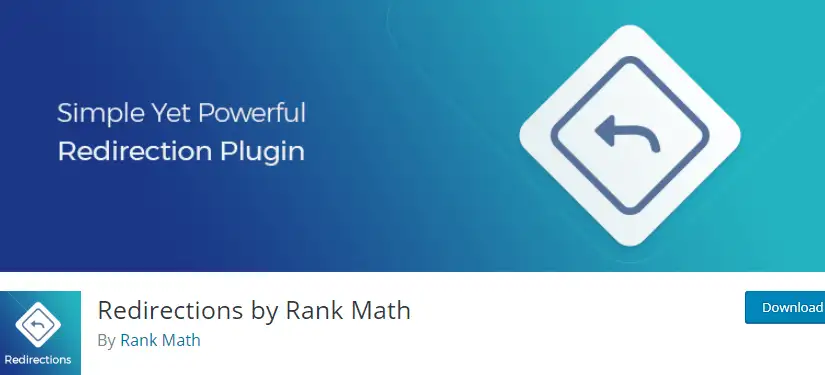 Complemento de redirección de WordPress por Rank Math