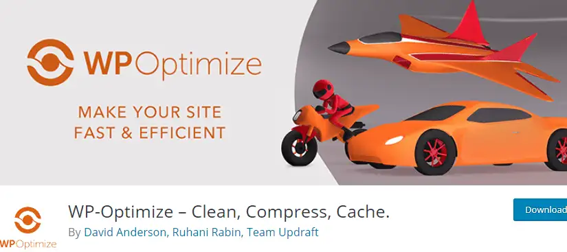 WP Optimize - 최고의 WordPress 캐싱 플러그인