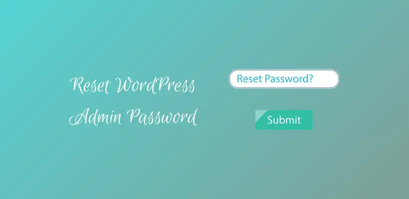 Come reimpostare la password in WordPress