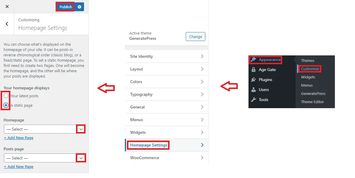 如何使用 Theme Customizer 在 WordPress 中自定義主頁
