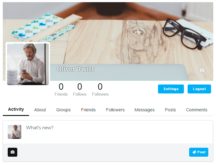 Membership user profile