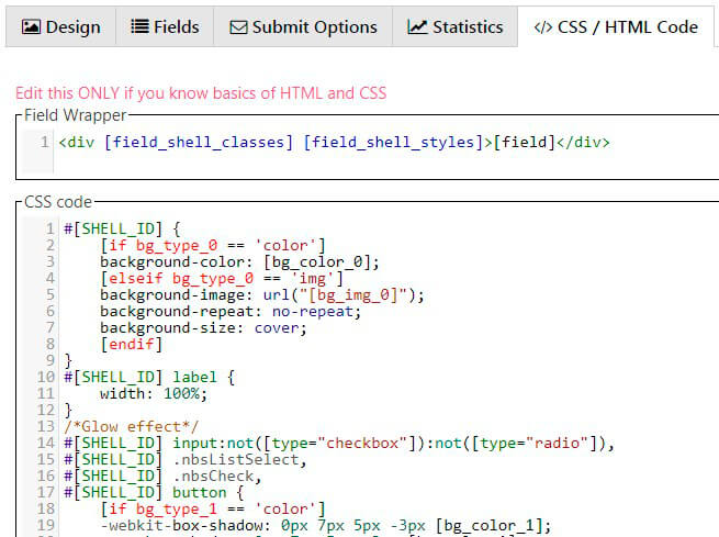 Newsletter CSS tab