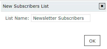 New Subscribers List