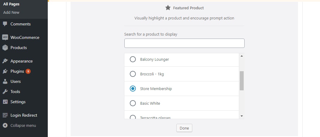 using Gutenberg blocks for your WooCommerce store - Featured Product