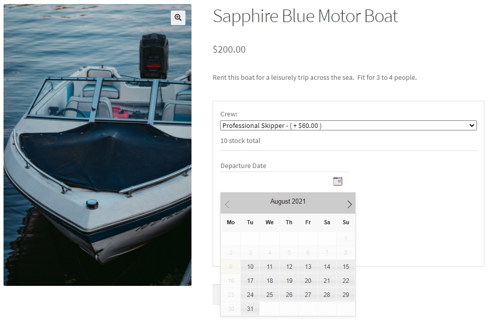 How to set up a boat tour booking & boat rental store with WooCommerce - Tyche Softwares
