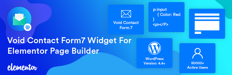 Elementorページビルダー用のVoid Contact Form7ウィジェット