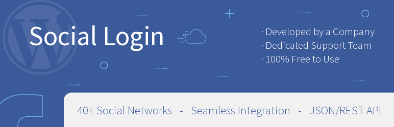 เข้าสู่ระบบโซเชียล &Amp; ลงทะเบียน Wordpress