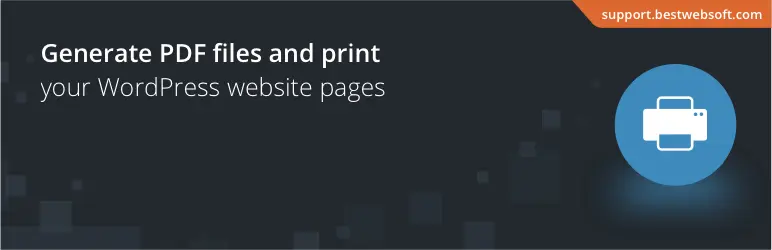 Pdf & Amp; Imprimir por Bestwebsoft