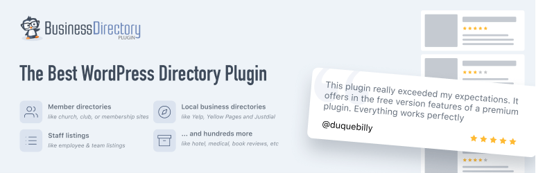 ปลั๊กอินไดเรกทอรีธุรกิจ – ไดเรกทอรีสำหรับ Wordpress