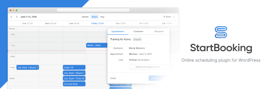Wordpress 日历预订