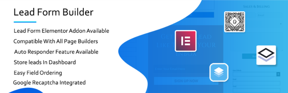 リードフォーム Elementor Builder