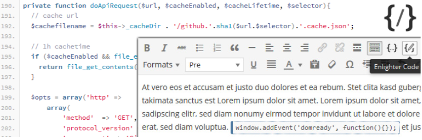 Enlighter – Evidenziatore di sintassi personalizzabile