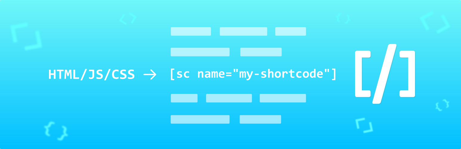Shortcoder — 何でもショートコードを作成