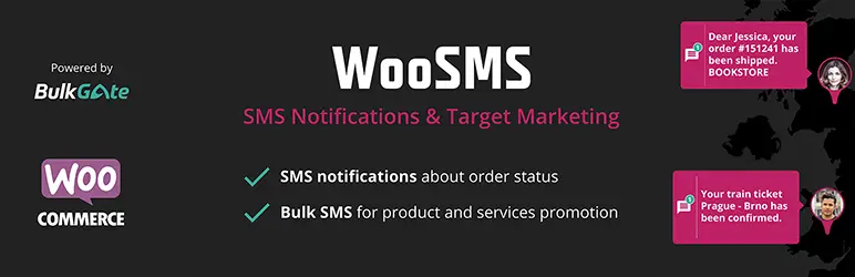 Woosms – Woocommerce 用の SMS モジュール