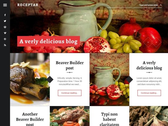Wordpress-Food-テーマ