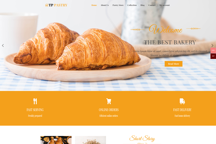 Wordpress-Food-テーマ