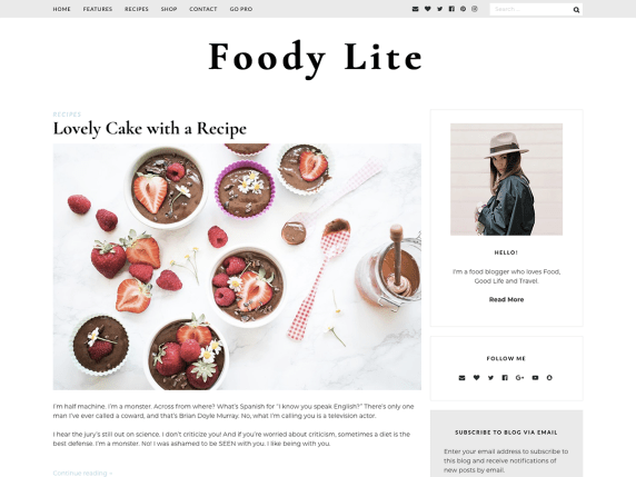 Wordpress-Food-テーマ