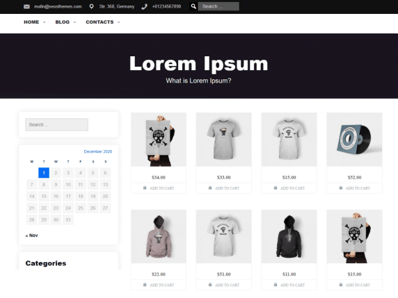 Wordpress-อีคอมเมิร์ซ-ธีม