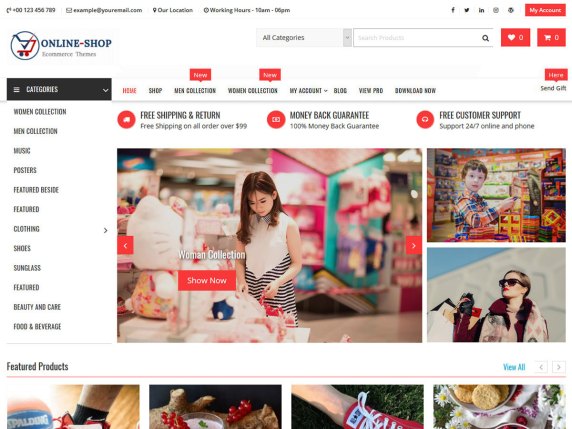 Wordpress-อีคอมเมิร์ซ-ธีม
