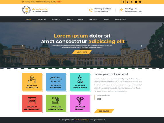 Thèmes éducatifs WordPress 24