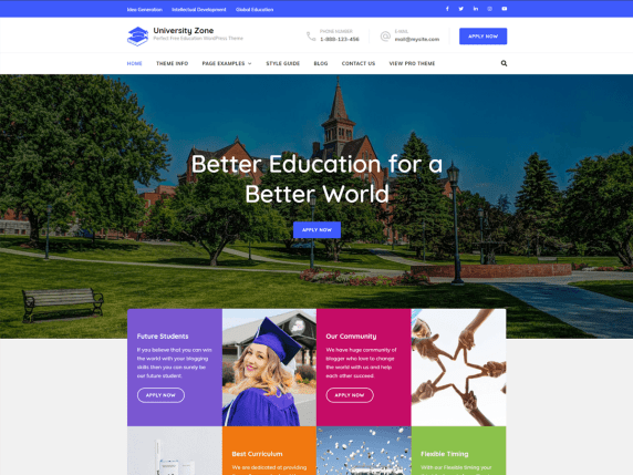 Wordpress-Éducation-Thèmes