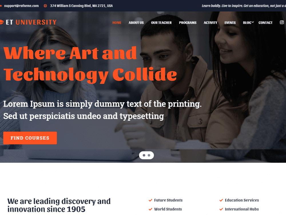 Wordpress-Éducation-Thèmes