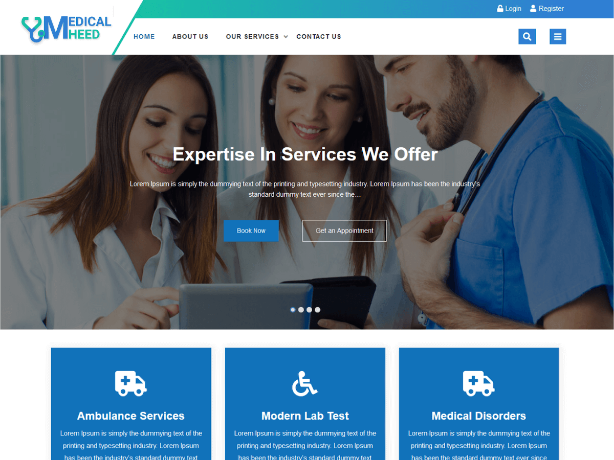 Temi sanitari e medici di Wordpress 20