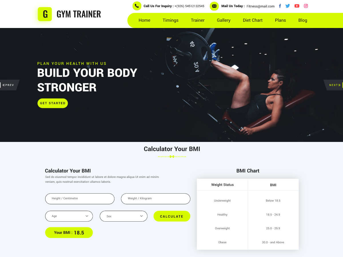 Wordpress-Fitness-And-Gym-テーマ