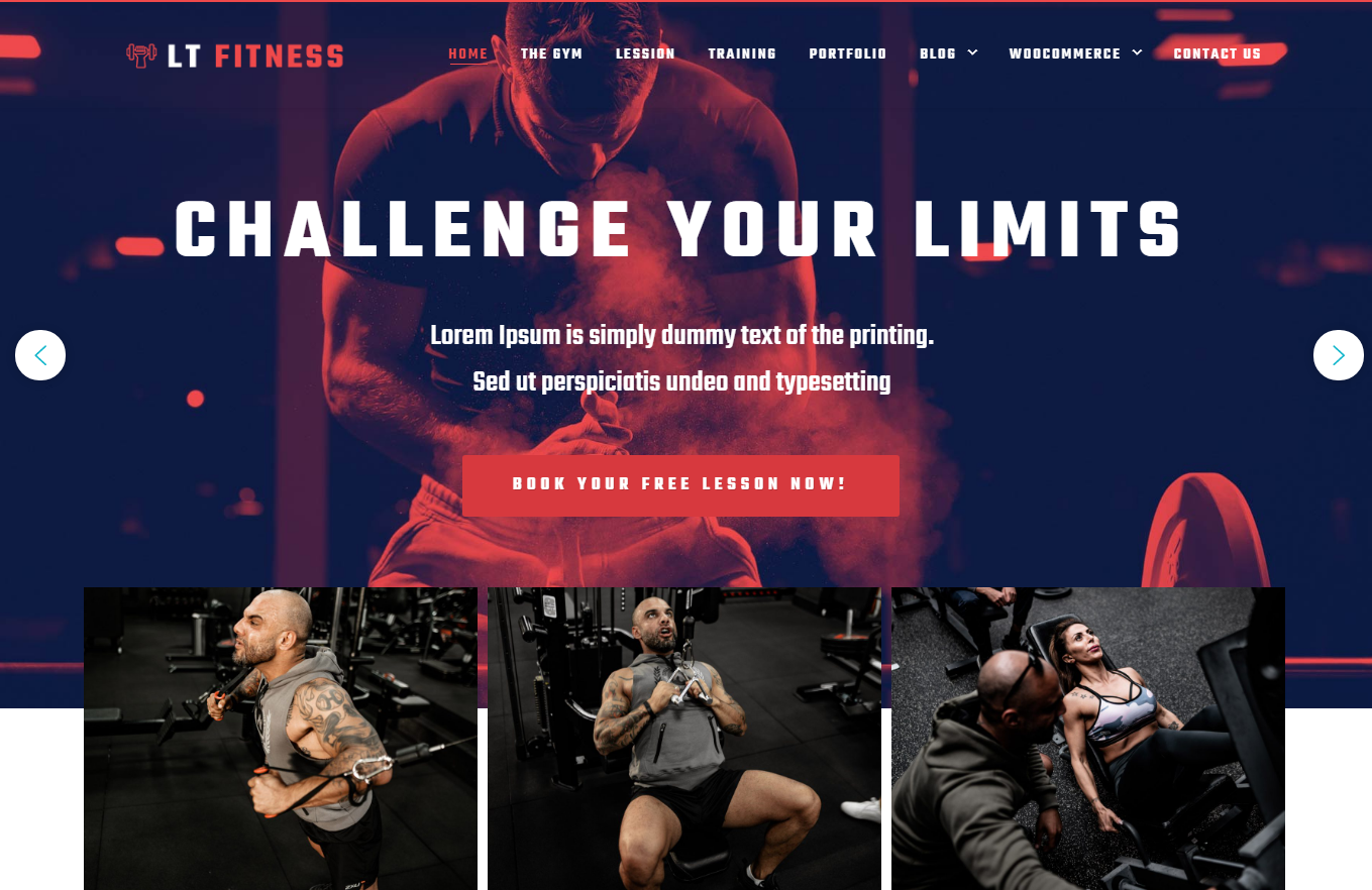 Wordpress-Fitness-And-Gym-テーマ