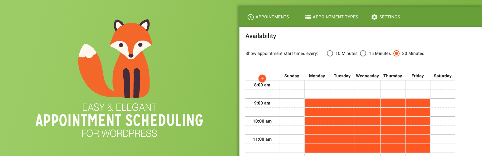 Elementor-Appointment-Booking-プラグイン