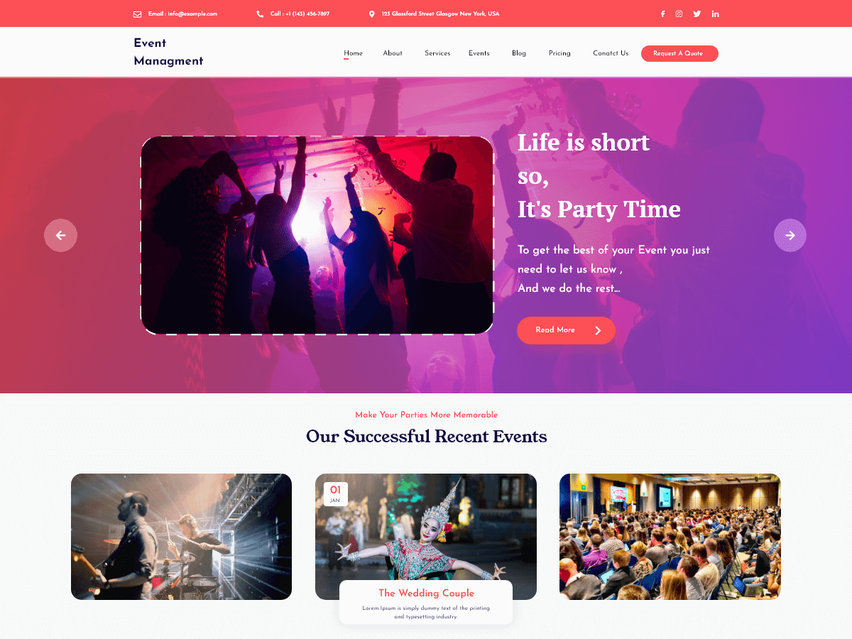 Wordpress-Eventi-Conferenze-Temi