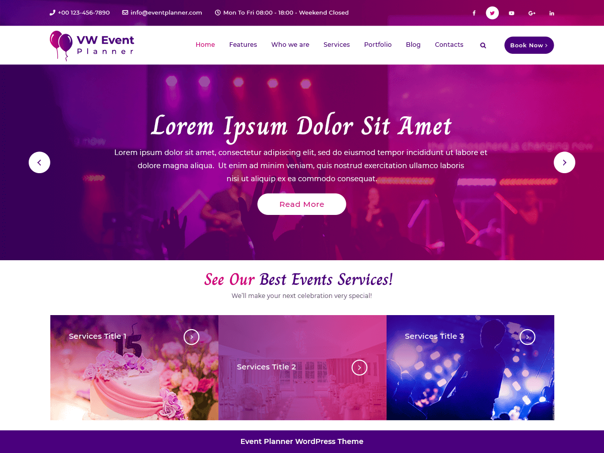 Wordpress-Eventi-Conferenze-Temi